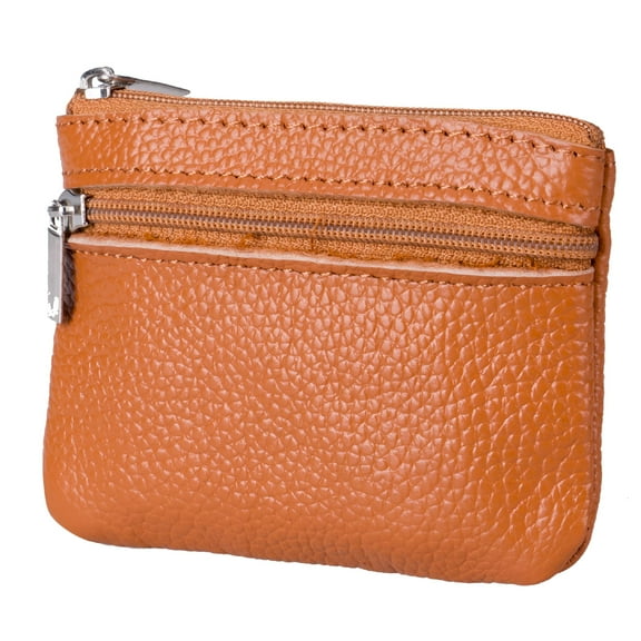GASTROPOD Women Men Leather Coin Purse Zipper Small Change Soft Bag
