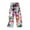 C-Hot Pink809, variant on Kids Christmas Fluffy Casual Pants Fuzzy Cartoon Penguin Print Winter Warm Bottoms Loose Fit Wide Leg Elastic Waist Leisure Trousers