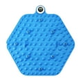 thumbnail image 1 of Almohadilla de silicona para masaje de pies, alfombrilla sensorial para puntos de acupuntura, almohadilla de masaje con placa para los dedos del pie Temporizador azul hexagonal, 1 of 8