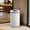 White, variant on Stainless Steel Open Top Trash Can, 10.6 Gallon Cylindrical Touch-Free Direct Toss Bin with Soft-Close Lid, Anti-Fingerprint Easy-Clean for Kitchen Office Bathroom Black