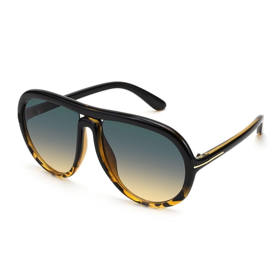 Karsaer Oversized Vintage Aviator Sunglasses for Men Women Retro 70s Style UV Protection Sun Glasses K7132