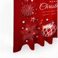 thumbnail image 6 of Christmas Shower Curtain Red Christmas Multi Ball Polyester Fabric Bathroom Shower Curtain 72X72 Inch, 6 of 6