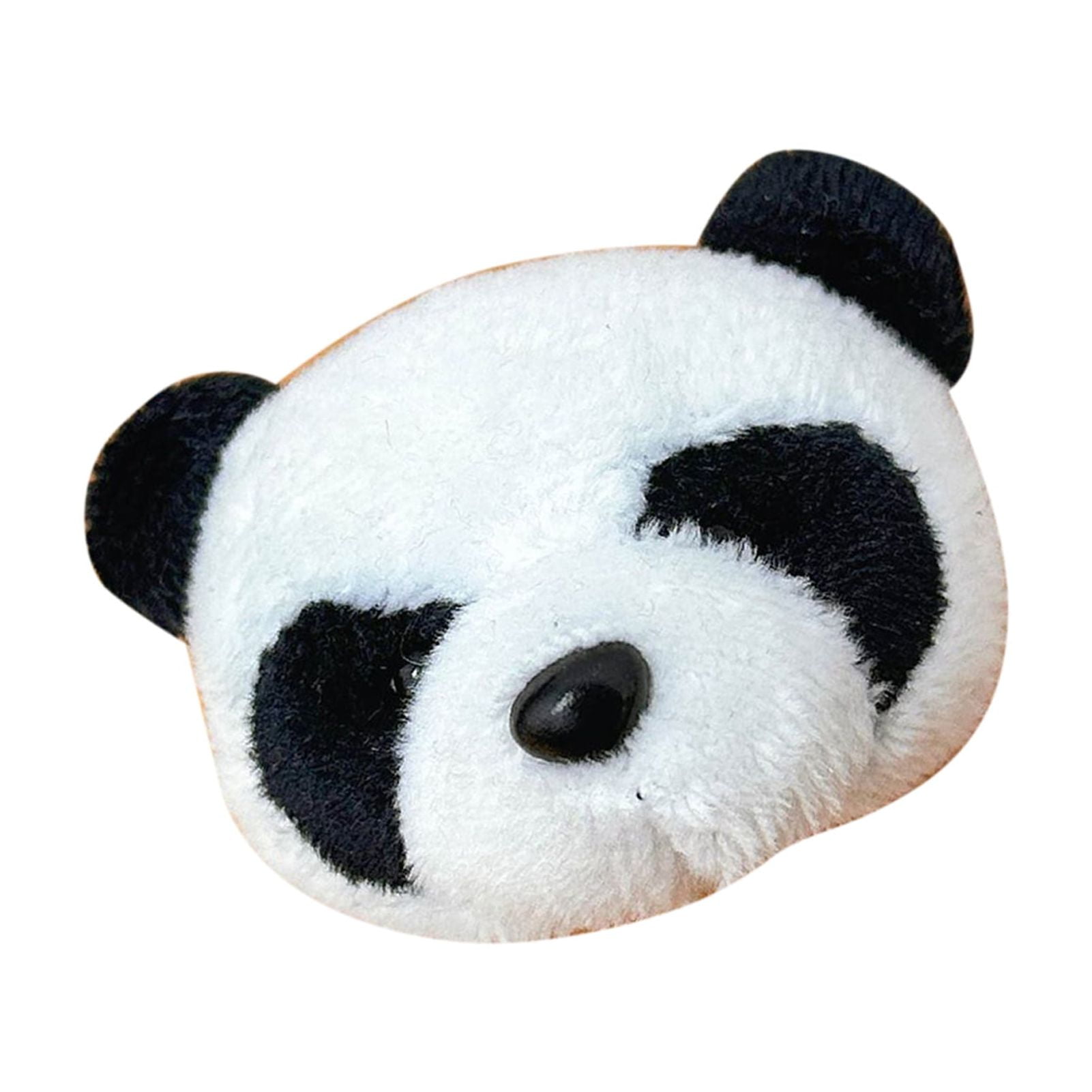 Panda☆ ZX Cartoon Panda Brooch Pin Soft Push Panda Head Collar Pin