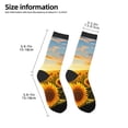 thumbnail image 2 of Naloa Beautiful Golden Sunflower Field Kids Socks Unisex Kids and Toddlers' Crew Socks, ,1 Pairs, 2 of 5