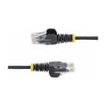 thumbnail image 3 of STARTECH Câble ETHERNET SLIM CAT6 Noir 20 Pieds, Sans Accroc, 100W POE, UTP, LSZH, 28A, 3 of 5