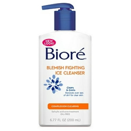 3 Pack - Biore Blemish Fighting Ice Cleanser 6.77