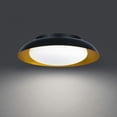 thumbnail image 3 of WAC Lighting Taurus 18" 1-Light 3-CCT LED Aluminum Flush Mount in Black, 3 of 4