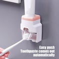 thumbnail image 4 of Yoloke Automatic Toothpaste Squeezer 2 in 1 Toothbrush Holder Toothpaste Dispenser Wall Mounted Squeezer for Bathroom Adults Kids, 4 of 5