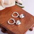 thumbnail image 7 of Lancharmed Silver Plated Stud Earrings,Separate Hearts Earring Gifts for Teen, 7 of 7