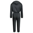 thumbnail image 5 of Scyoekwg Sweatshirt Sets Women 2 Piece Outfits Hooded Long Sleeve Sweatshirt Jogger Sweatpant Casual Two Piece Set Fashion Matching Outfits Sets (Dark Gray,S), 5 of 5