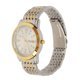 thumbnail image 3 of Reloj para Hombres Cuarzo Día Fecha Impermeable Casual Lujo Luminoso Moda Vestido Reloj con Correa de Aleación para Negocios Oro Blanco, 3 of 10