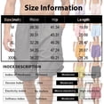 thumbnail image 5 of Inglocry Men's Athletic Running Bermuda Shorts Quick Dry Lightweight Stretch Gym Workout Hiking Shorts with Zipper Pockets Light Blue 3XL, 5 of 8