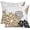 Brown Gray Black, variant on Light blue and Orange Floral Pillow Covers 16x16 Set of 2 Outdoor Waterproof Decorative Throw Pillows Summer Pillow covers Polyester Cushion Case Decor for Couch Patio Funiture Garden Porch 011D16