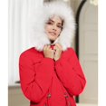 thumbnail image 6 of Winter Coats for Women Warm Fleece Long Back Jacket Thicken Parka with Hood M, 6 of 7