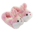 thumbnail image 2 of Pink Bunny Slippers for Women Warm Funny Slippers Rabbit plush sneaker slippers(US 8-10, Camo Bunny), 2 of 4