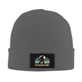 thumbnail image 2 of XMXT Winter Casual Beanie Hats for Men Women, Big Foots Walking Illustration Unisex Adult Cap Warm Daily Knit Hat Skull Caps, Deep Heather, 2 of 9