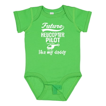 

Inktastic Future Helicopter Pilot Like Daddy Gift Baby Boy Bodysuit