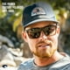 thumbnail image 5 of Gafas de Sol Costa Del Mar Paunch para Hombre Polarizadas 580P Negro/Gris, 5 of 7