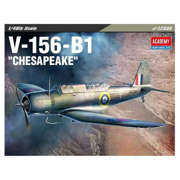 ACA12330 1:48 Academy V-156-B1 Chesapeake [Model Building KIT]