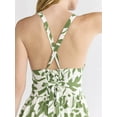 thumbnail image 3 of Time and Tru Women's Tie Back Maxi Dress, Sizes XS-XXXL, 3 of 4