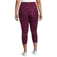 thumbnail image 5 of Terra & Sky Women’s Plus Size Printed Capri Leggings, 2-Pack, Regular and Petite, 5 of 5