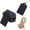 100pcs Black, variant on 100pcs Gift Tags with String Attached, 1.7 x 2.8 inch Kraft Paper Hang Tags for Clothes DIY Crafts Wedding Holiday
