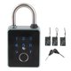 thumbnail image 1 of Aluminum Alloy Fingerprint Padlock, Keyless Smart Biometric Padlock for Gym, School, Office, Tuya App, 1 of 4