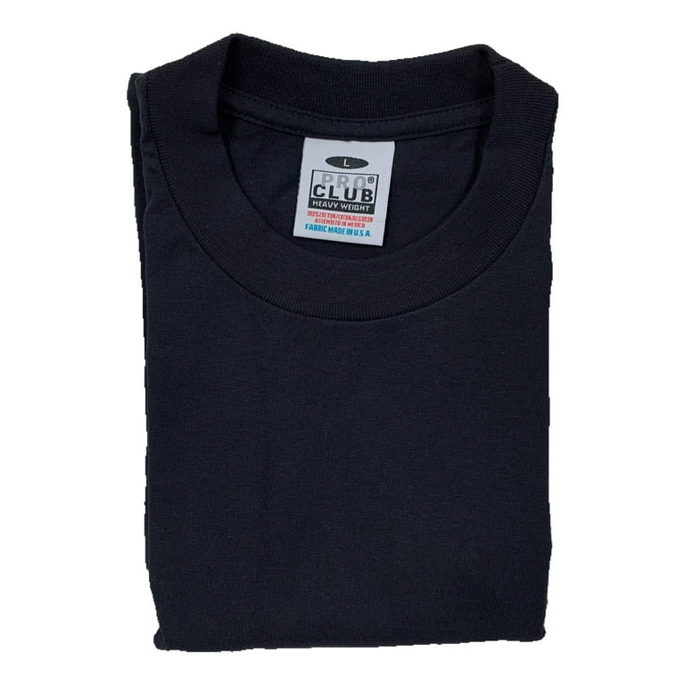 Pro Club Men's Heavyweight Cotton Short Sleeve Crew Neck T
