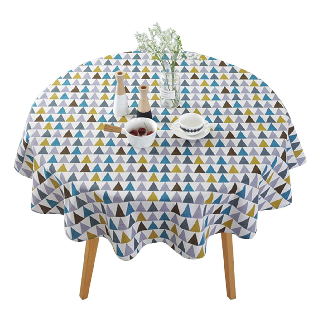 Homeholiday Polyester Cotton Coffee Table Cloth Tablecloth Dining Room