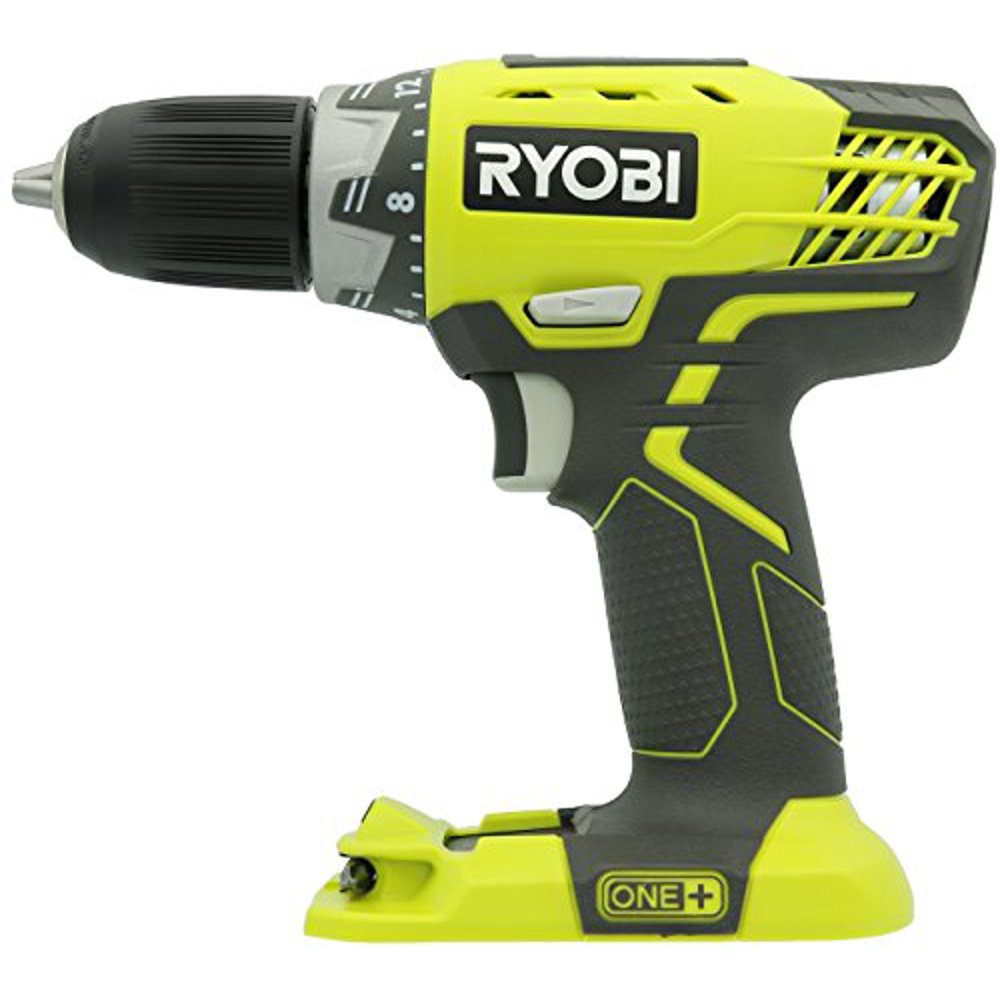 Ryobi P208 One+ 18V Lithium Ion Drill / Driver with 1/2 Inch Keyless