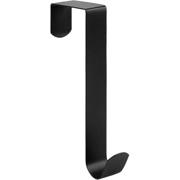 Gancho de Metal para colgar corona de Navidad, gancho para colgar sobre la puerta, 2 uds.