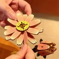 thumbnail image 7 of Steadline 3D Wooden Flower Puzzle Set with Multiple Varieties Home Decor Craft Project Natural Material Safe Assembly No Tools Needed, 7 of 7