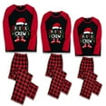 thumbnail image 2 of Ihaphap Santa Christmas Crew Black Family Christmas Matching Pajamas Set, 3-4T-Kid, 2 of 6