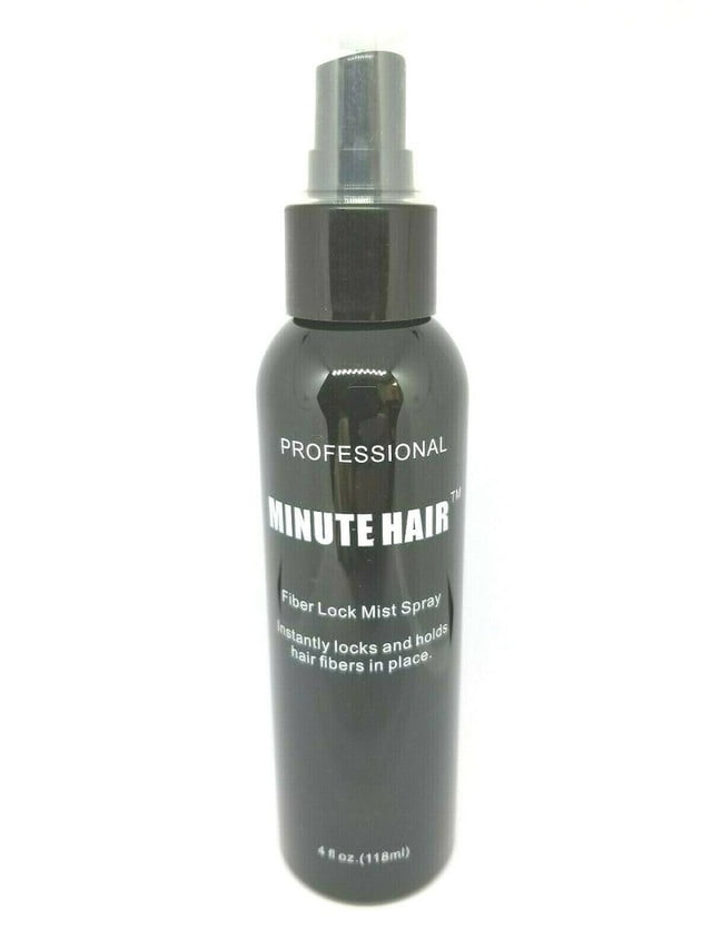 Minute Hair Fiber Lock Hair Spray for use with Hair Building Fibers