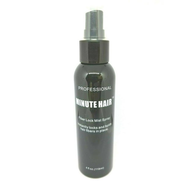 Minute Hair Fiber Lock Hair Spray for use with Hair Building Fibers