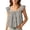 Tank 23#Grey, variant on Women's Tank Tops Ruffle Flowy Casual Sleeveless Cropped Tee Ribbed Knit Square Neck Neck Basic Blouse Summer Holiday