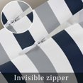 thumbnail image 6 of Farmhouse Stripe Art Body Pillow Cover, Pillowcase Protectors with Zipper, Breathable Decorative Throw Pillow Case Cover, Pillow Shams for Couch Sofa 24x36Inch, 6 of 7