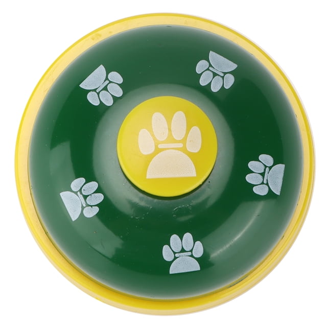 Dog Potty Bell, Metal Pet Training Bell, Portable Dog Cat Bell, Interactive Puppy Training Bell, Dog Bells To Go Outside, Dog Door Bell with Large Button Design for