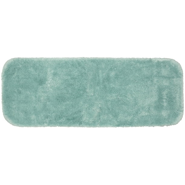 Garland Rug Finest Luxury Ultra Plush Washable Bath Runner Sea Foam, 22