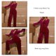 thumbnail image 5 of Traje de Lana para mujer NikouMX color Puro con pantalones largos S M L XL, 5 of 6