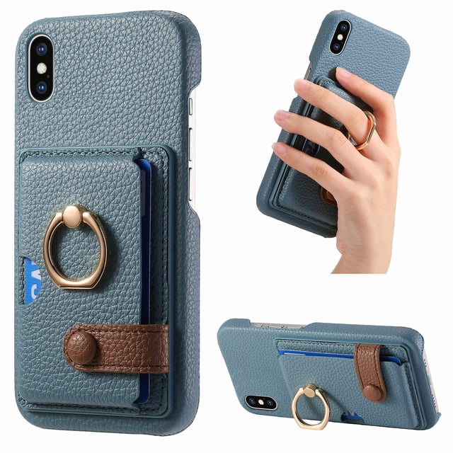 Compatible con iPhone 11, Funda GANGXUN con soporte magnético y tarjetero