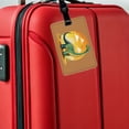 thumbnail image 5 of Brontosaurus Faux Leather Travel Luggage Tag, 5 of 7