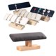 thumbnail image 2 of Guardurnaity Soporte de exhibición Pulseras Relojes Organizador de madera Vitrina Estante Soporte Gran espacio Accesorios Decoración Bandeja Ropa, zapatos y accesorios Miscelánea Gris oscuro, 2 of 6