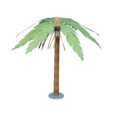 Pack of 6 Tropical Party Palm Tree Paper Centerpieces 15"
