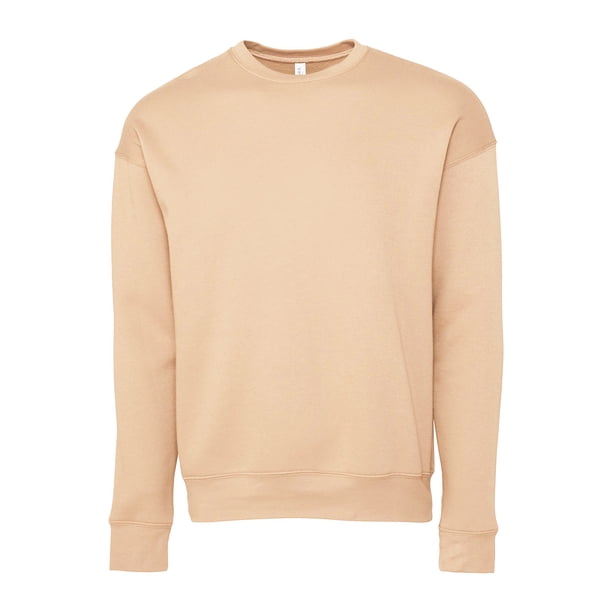 Bella + Canvas - Jersey Classic Hombro Caído para Adultos Unisex (Duna de Arena Jaspeada)