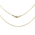 thumbnail image 2 of AmyRT Jewelry 1.2mm Titanium Steel Gold Cable Chain Necklaces for Women 16 in, 2 of 5