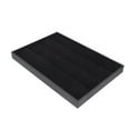 thumbnail image 6 of GARVALON 1Pack Modern Suede Earrings Display Holder Rectangular Tray For Jewelry Rings Organization 13.8*9.4in, 6 of 8