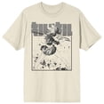 thumbnail image 4 of Kill La Kill Ryuko Matoi Attack Stance Adult Natural Crew Neck Short Sleeve T-shirt, 4 of 7
