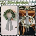 thumbnail image 6 of Dalrosia Wreath Sash for Front Door Wreath Satin Sash Blank Sashes Embroidery Monogram Yard Doorway Indoor Outdoor Wall Ribbon Bow Home Decor, 6 of 6