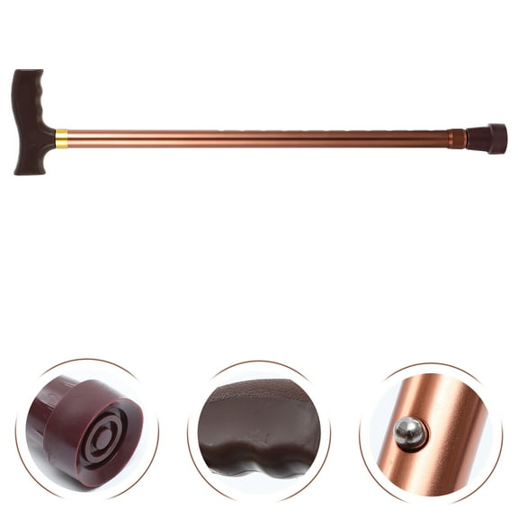 Raindrops Elderly Walking Stick Nonslip Walking Cane Adjustable Walking Stick